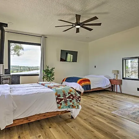 Trendy Fredericksburg Pad With Pool And Valley Views!